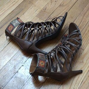 Ashro Torino Women's Brown Heels sz 8